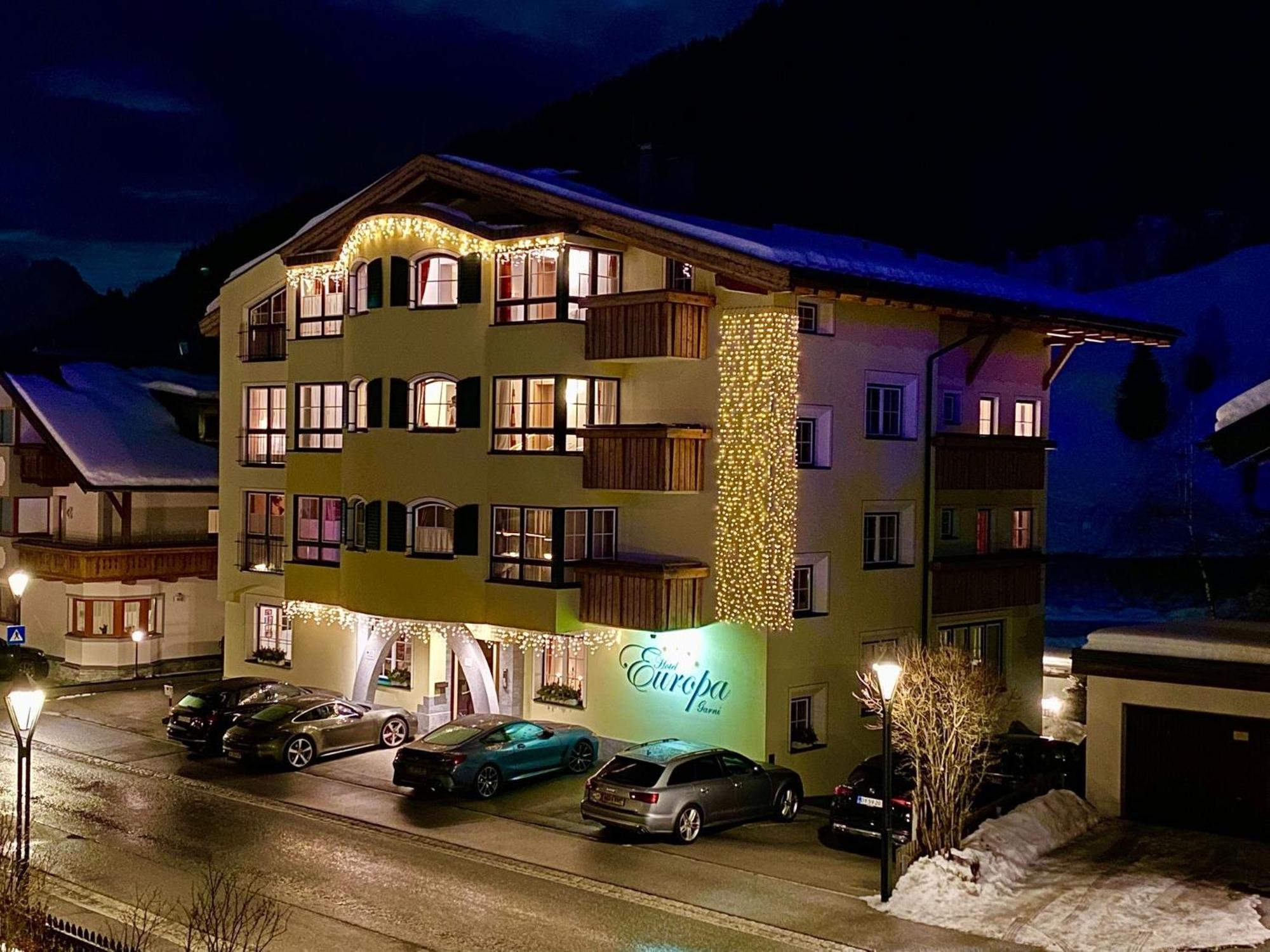 Hotel Garni Europa ซังคท์อันทอนอัมอาร์ลแบร์ก ภายนอก รูปภาพ
